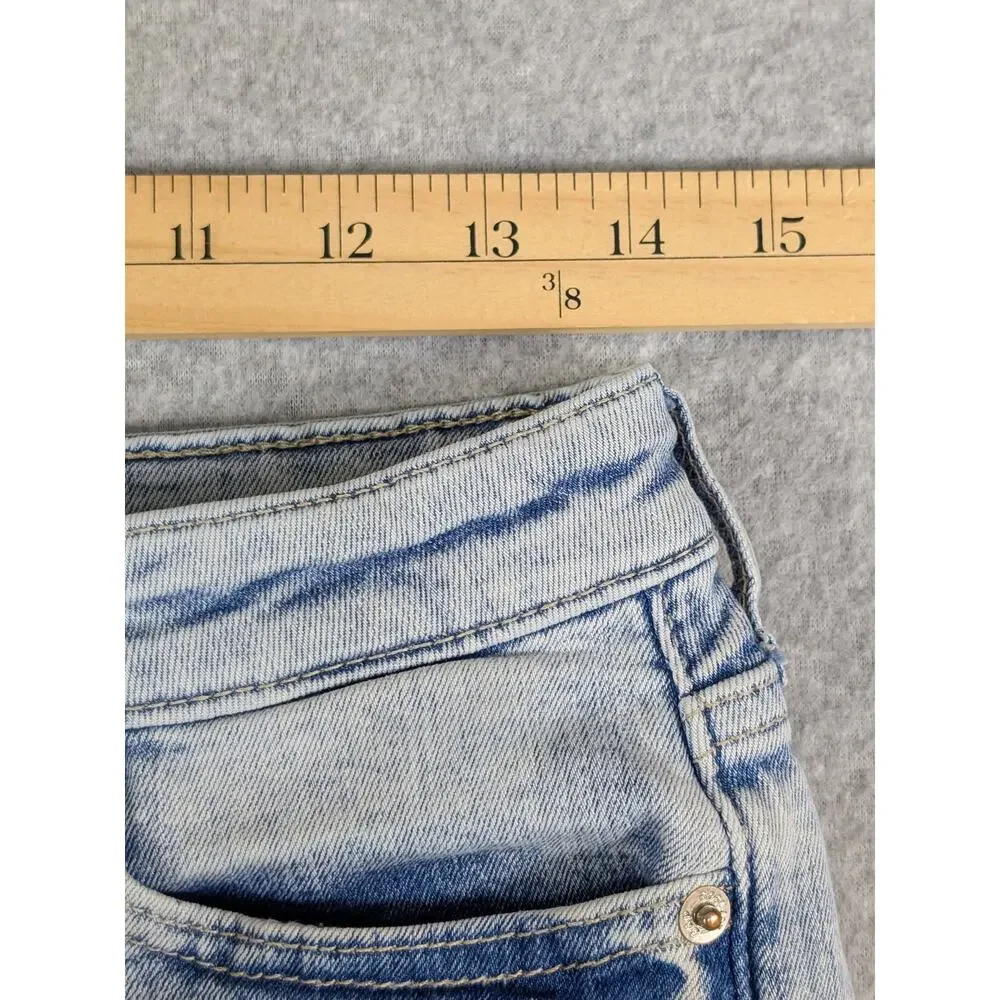 GAP Kids High Rise 70s Flare Jeans Girls 14 Plus Stretch Denim Light Acid Wash